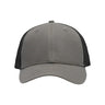 Sportsman Traditional Lo-Pro Mesh Back Trucker Fit Cap - Sportsman SP1450 Sportsman Chino Grey/ Black Adjustable