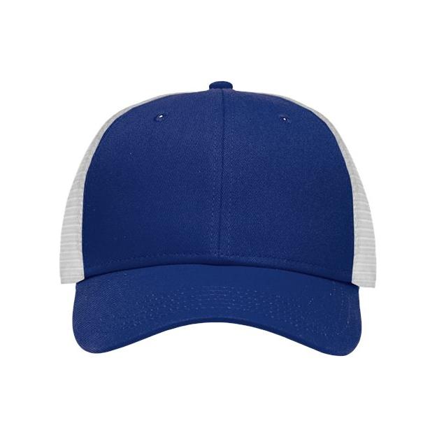 Sportsman Traditional Lo-Pro Mesh Back Trucker Fit Cap - Sportsman SP1450 Sportsman Chino Royal/ White Adjustable