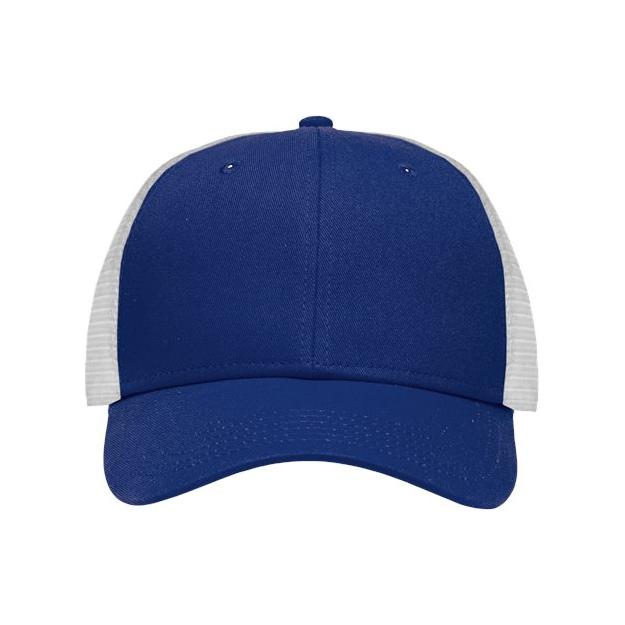 Sportsman Traditional Lo-Pro Mesh Back Trucker Fit Cap - Sportsman SP1450 Sportsman Chino Royal/ White Adjustable