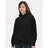 Bayside Women's USA-Made Hooded Sweatshirt - Bayside 7760 Bayside Black S