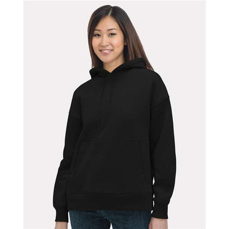 Bayside Women's USA-Made Hooded Sweatshirt - Bayside 7760 Bayside Black S