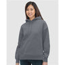 Bayside Women's USA-Made Hooded Sweatshirt - Bayside 7760 Bayside Charcoal S