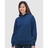 Bayside Women's USA-Made Hooded Sweatshirt - Bayside 7760 Bayside Navy S