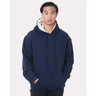 Bayside Unisex USA-Made Super Heavy Thermal Lined Hooded Sweatshirt - Bayside 930 Bayside Navy/ Cream M