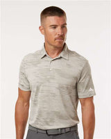 Adidas A2005 Men's Ultimate365 Textured Stripe Polo Designed For Everyday Comfort And Style