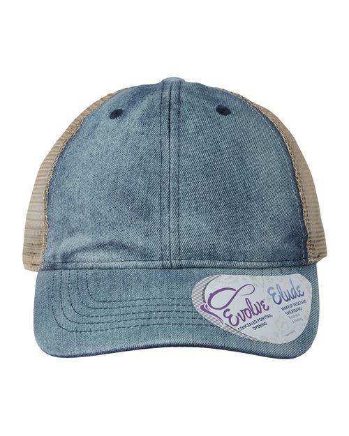 Infinity Her Women's Denim Mesh-Back Cap - Infinity Her DAISY Infinity Her