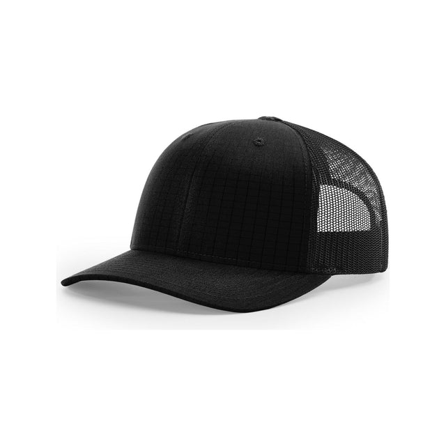 Richardson 112T - Richardson Tactical Trucker Hat Richardson Black OSFM