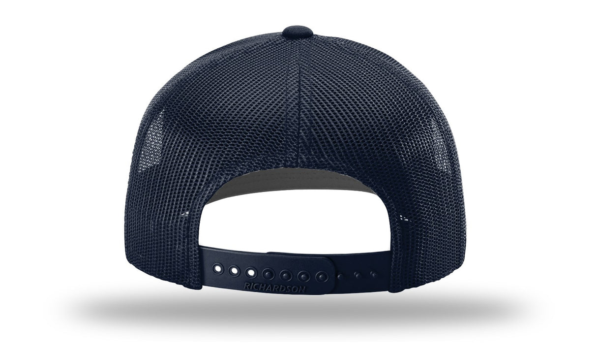 Richardson 112 White / Navy - Alternate back view
