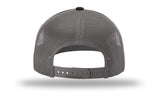 Richardson 112 Black / Charcoal back view