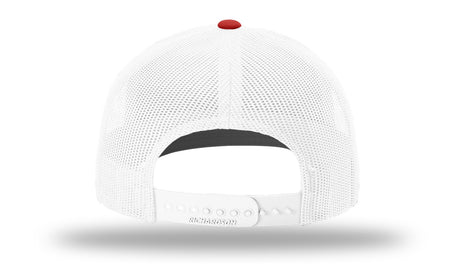 Richardson 112 Black / White / Red back view
