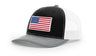 Joe's USA Flag Snapback Trucker Cap Caps Joe's USA Black / White / Heather Grey OSFM