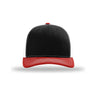 Richardson 112 Snapback Trucker Cap (Full Case/ Call For Bulk Purchase Details) Caps Richardson Black / White / Red OSFM