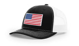 Joe's USA Flag Snapback Trucker Cap Caps Joe's USA Black / White OSFM