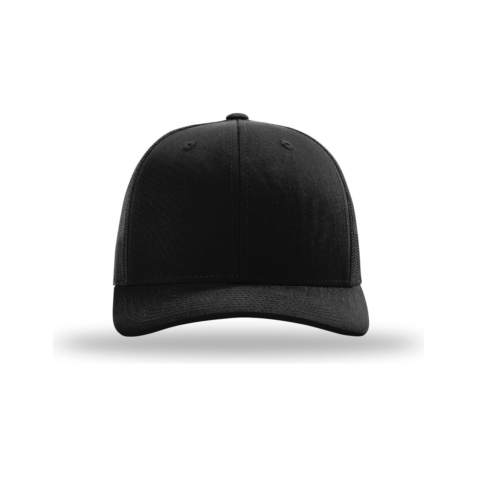 Richardson Snapback Trucker Cap - OSFM - Richardson 112 Caps Richardson Black OSFM