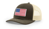 Joe's USA Flag Snapback Trucker Cap