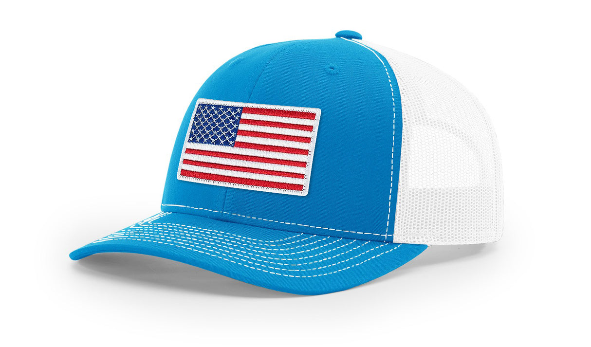 Joe's USA Flag Snapback Trucker Cap