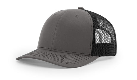 Richardson 112 Charcoal / Black main front view