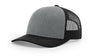 Richardson 112 Heather Grey / Black - Alternate main front view