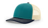 Richardson 112 Blue Teal / Birch / Navy main front view