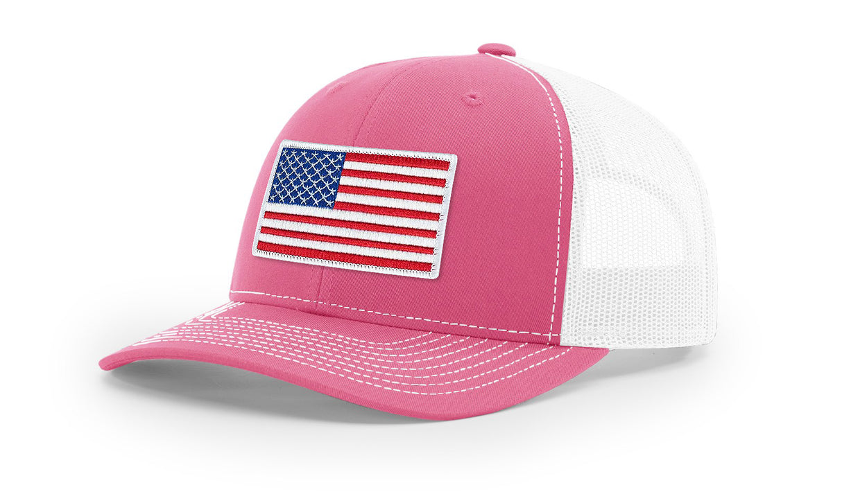 Joe's USA Flag Snapback Trucker Cap