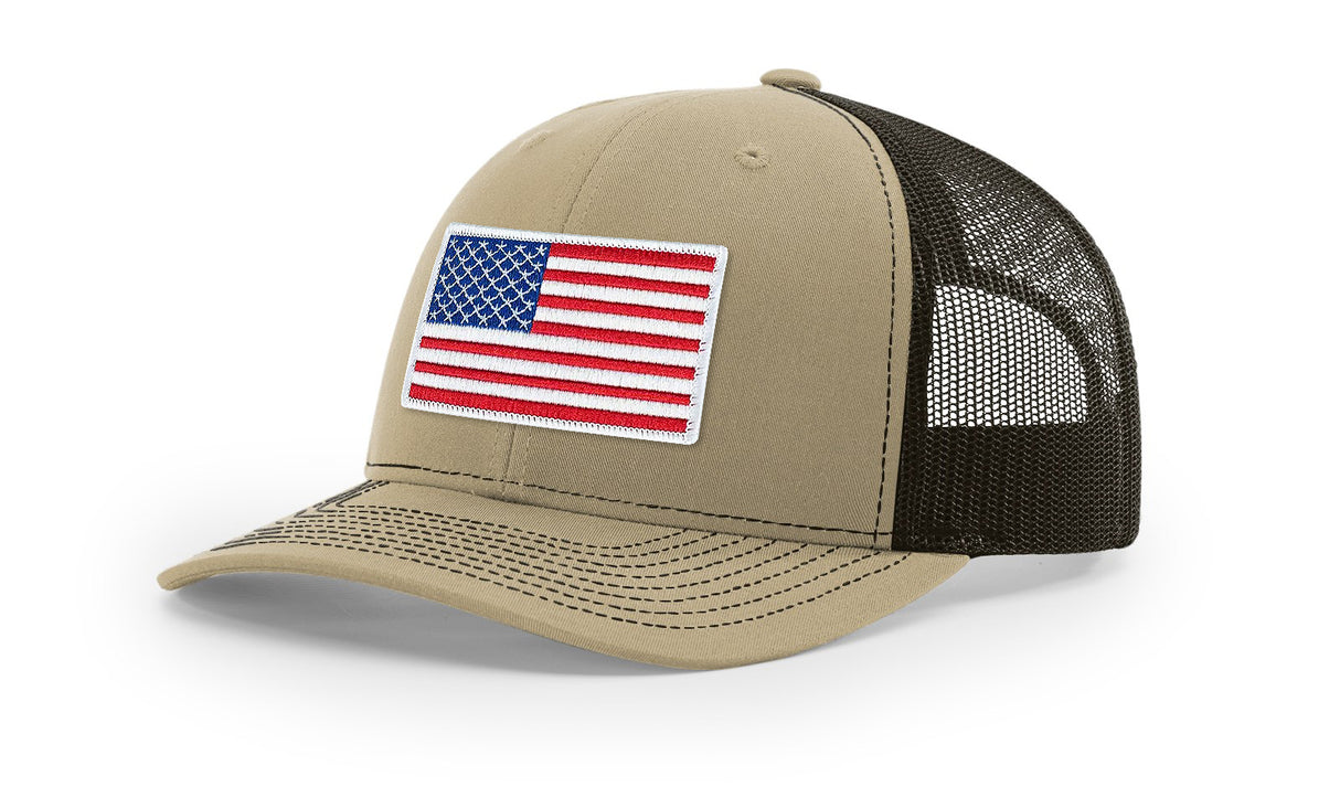 Joe's USA Flag Snapback Trucker Cap