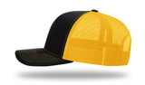 Richardson 112 Black / Gold side view