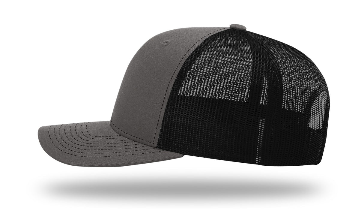 Richardson 112 Charcoal / Black side view