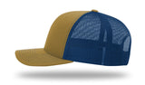 Richardson 112 Biscuit / True Blue side view