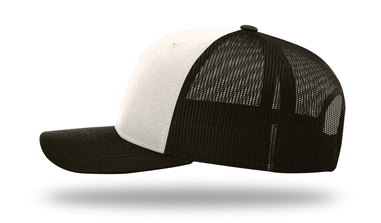 Richardson 112 Cream / Coffee - Alternate side view