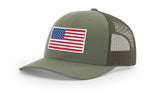 Joe's USA Flag Snapback Trucker Cap