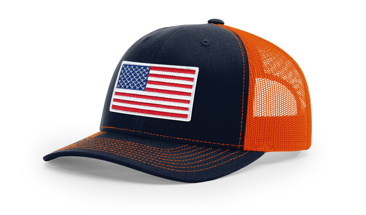 Joe's USA Flag Snapback Trucker Cap