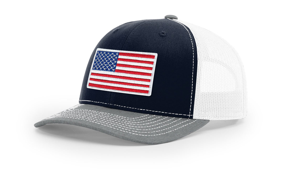 Joe's USA Flag Snapback Trucker Cap