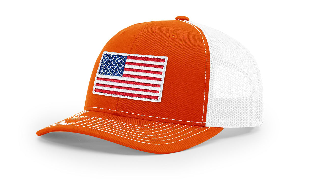 Joe's USA Flag Snapback Trucker Cap
