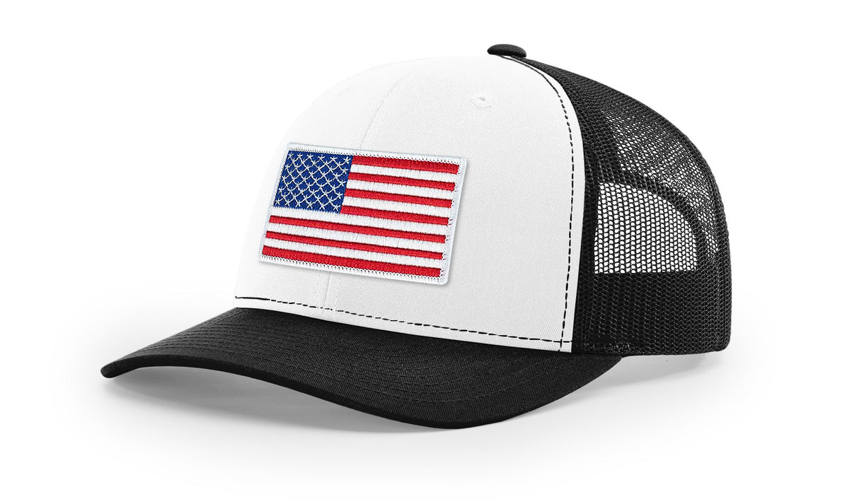 Joe's USA Flag Snapback Trucker Cap