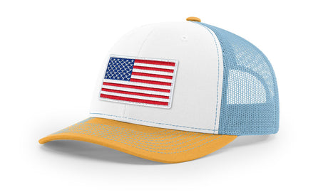 Joe's USA Flag Snapback Trucker Cap