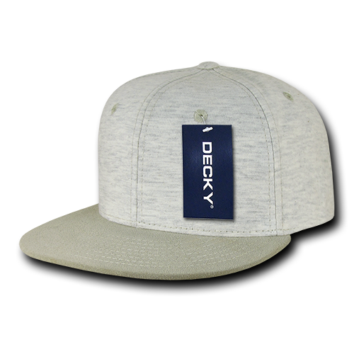 Decky 6 Panel High Profile Structured Jersey Knit Snapback | Decky 1131