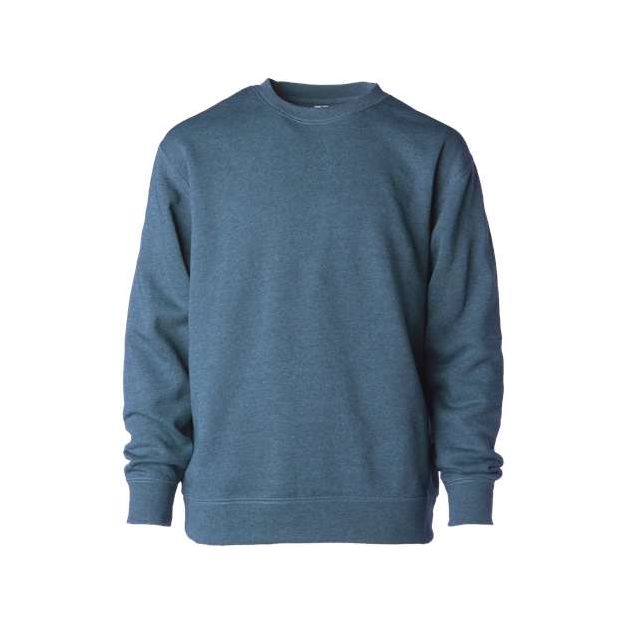 Independent Trading Co. Youth Lightweight Special Blend Crewneck Sweatshirt - Independent Trading Co. PRM15YSBC Independent Trading Co. Storm Blue Heather XS