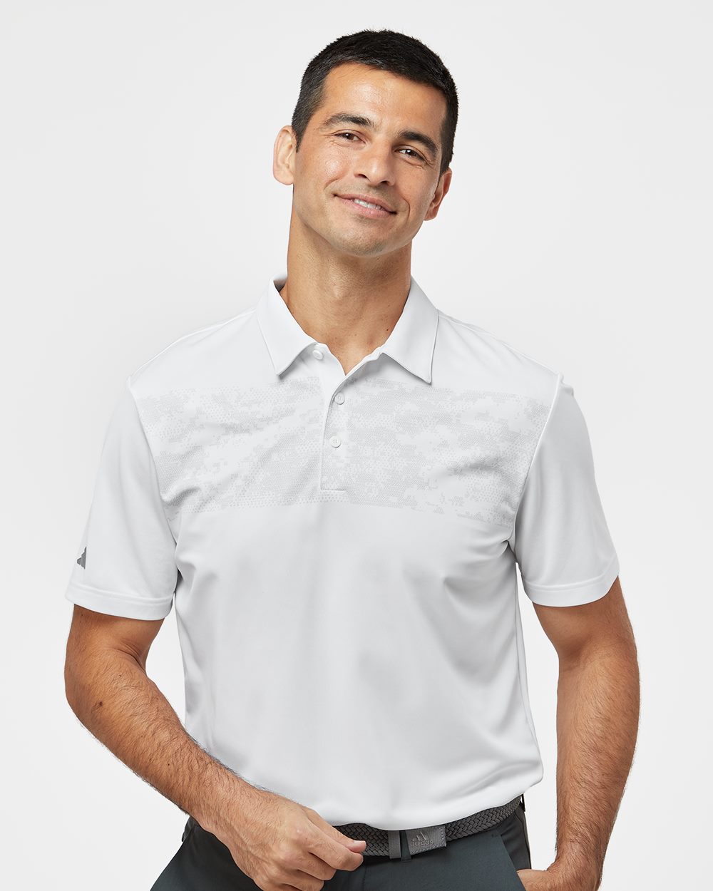 Adidas Men's Camo Chest Print Polo - Adidas A585
