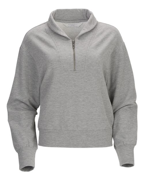 Boxercraft Women's Dream Crop Fleece Quarter-Zip - Boxercraft BW5205