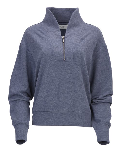 Boxercraft Women's Dream Crop Fleece Quarter-Zip - Boxercraft BW5205