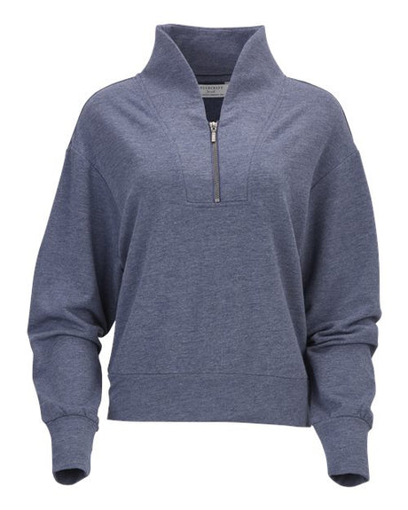 Boxercraft Women's Dream Crop Fleece Quarter-Zip - Boxercraft BW5205