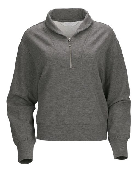Boxercraft Women's Dream Crop Fleece Quarter-Zip - Boxercraft BW5205