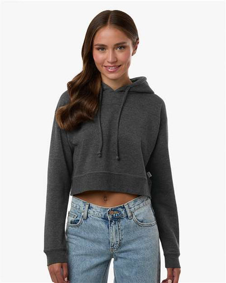 Boxercraft Women's Cropped Fleece Hooded Sweatshirt - Boxercraft BW5404