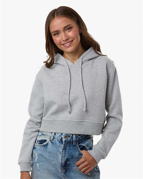 Boxercraft Women's Cropped Fleece Hooded Sweatshirt - Boxercraft BW5404