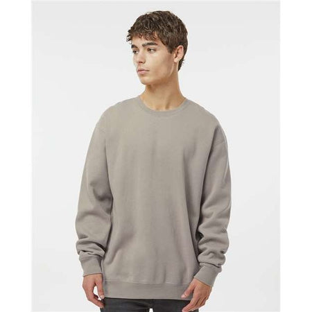 Independent Trading Co. Heavyweight Crewneck Sweatshirt - Cement - Independent Trading Co. IND3000 Independent Trading Co. Cement XS