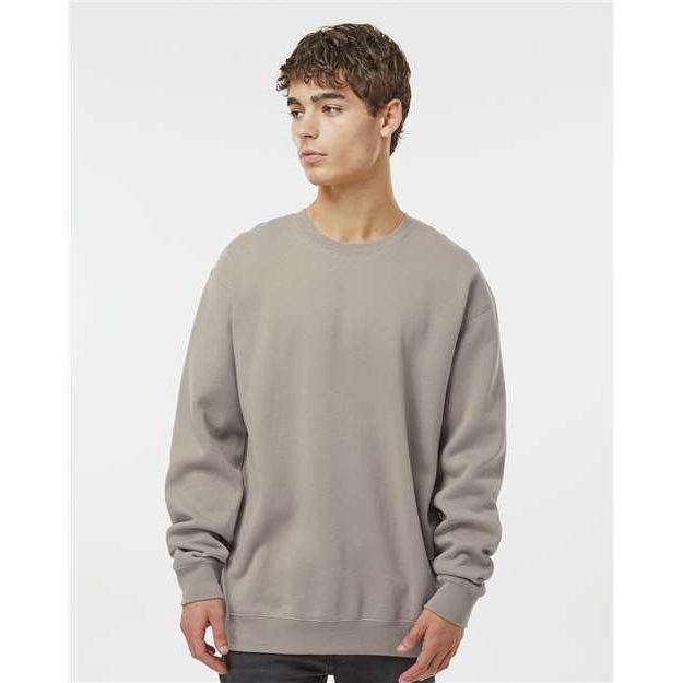 Independent Trading Co. Heavyweight Crewneck Sweatshirt - Cement - Independent Trading Co. IND3000 Independent Trading Co.