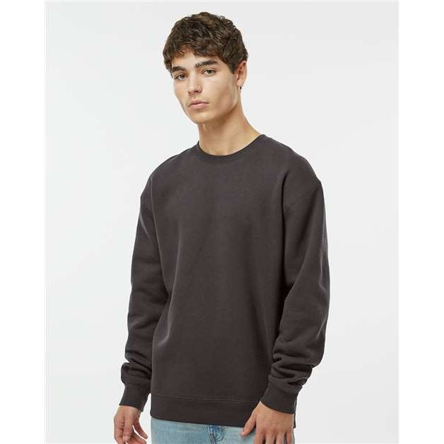 Independent Trading Co. Heavyweight Crewneck Sweatshirt - Asphalt - Independent Trading Co. IND3000 Independent Trading Co. Asphalt XS