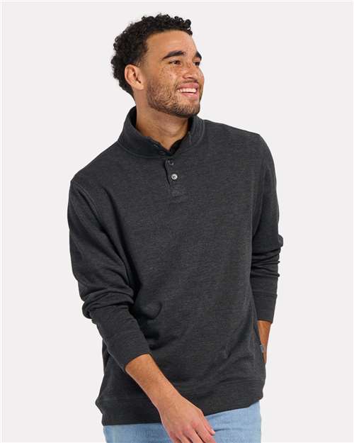 Boxercraft Men's French Terry Button Pullover - Boxercraft BM5209