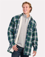 Boxercraft Men's Flannel Sherpa Workshirt Jacket - Boxercraft BM7601