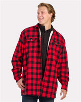 Boxercraft Men's Flannel Sherpa Workshirt Jacket - Boxercraft BM7601